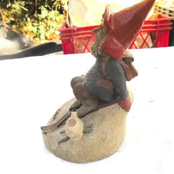 VTG 1987 TOM CLARK GNOME, SKIBO, SIGNED BY ARTIST - Picture 2 of 9